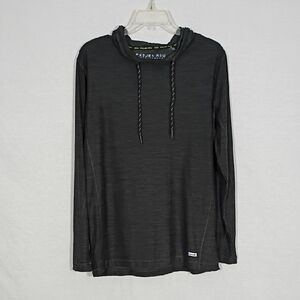 NWT Projek Raw Charcoal Space Dye Stretch Long Sleeve Hoodie Mens Size Small